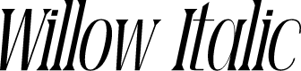 Willow Italic