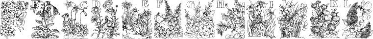 Flower and Fairy Alphabet