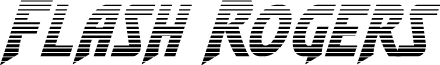 Flash Rogers Gradient Italic
