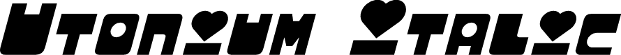 Utonium Italic