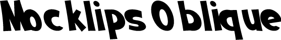 Mocklips Oblique