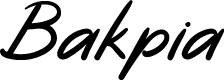 Bakpia - DEMO FONT