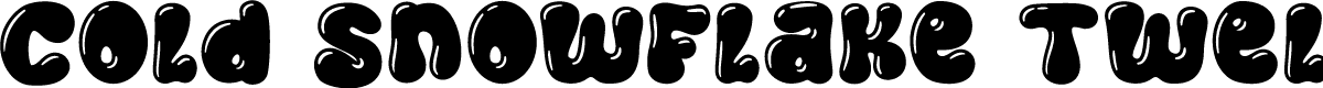 Cold Snowflake Twelve