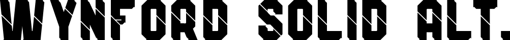 Wynford Solid Alt.