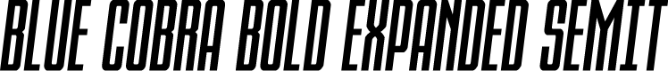 Blue Cobra Bold Expanded SemIt