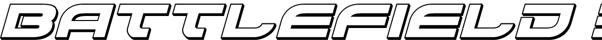 Battlefield 3D Italic