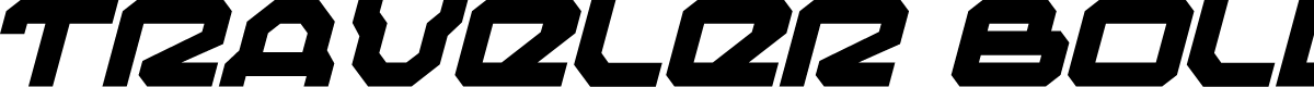 Traveler Bold Italic