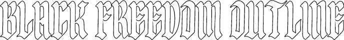 Black Freedom Outline