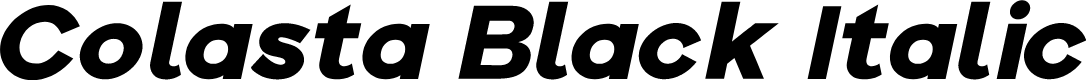 Colasta Black Italic