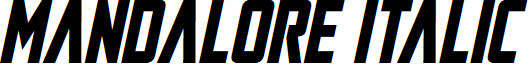 Mandalore Italic