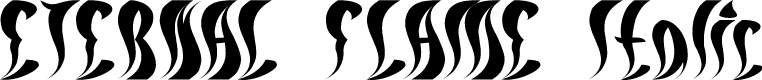 ETERNAL FLAME Italic