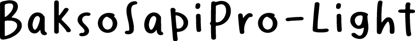 BaksoSapiPro-Light