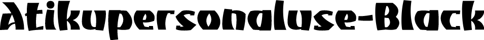 Atikupersonaluse-Black
