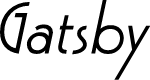 GatsbyFLF-BoldItalic