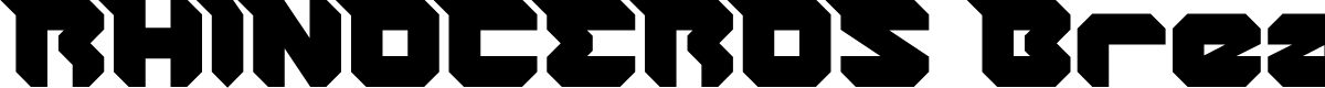 RHINOCEROS Break THE Wall Bold
