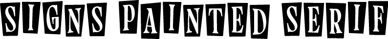SignsPaintedSerif
