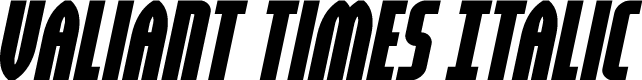 Valiant Times Italic