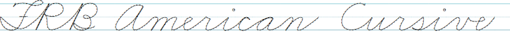 FRB American Cursive Guidance