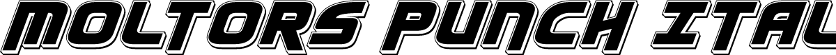Moltors Punch Italic