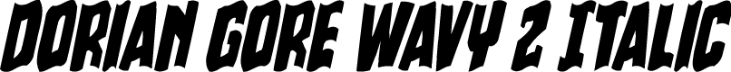 Dorian Gore Wavy 2 Italic