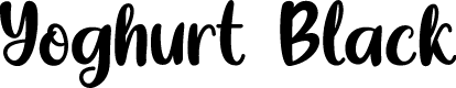 Yoghurt Black