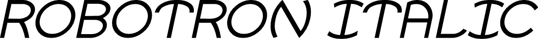 Robotron Italic