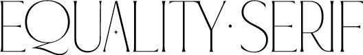 Equality Serif PERSONAL USE Regular