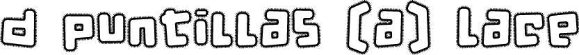d puntillas [a] Lace