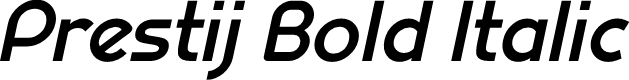 Prestij Demo Bold Italic