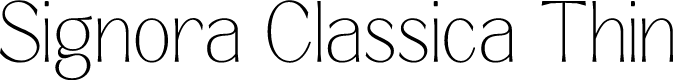 Signora Classica Thin