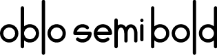 oblo semi bold