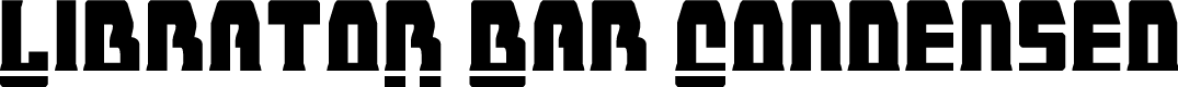 Librator Bar Condensed