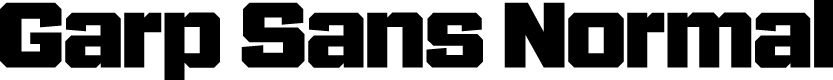 Garp Sans Normal