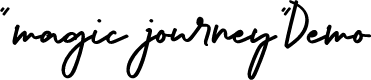 Magic Journey Demo