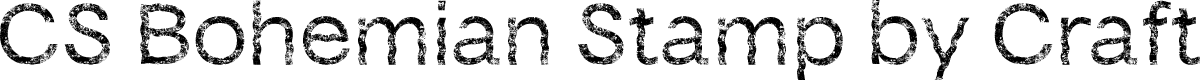 CSBohemianStamp-Regular Demo