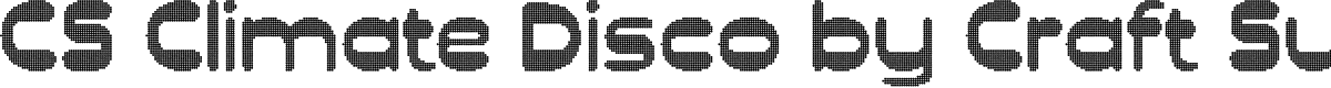 CSClimateDisco-Regular Demo