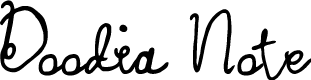Doodia Note