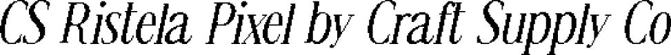 CS Ristela Pixel Regular Demo