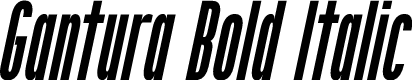 Gantura Bold Italic