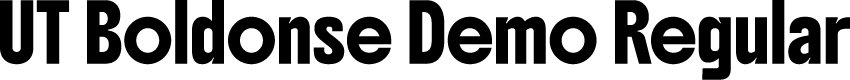 UT Boldonse Demo Regular