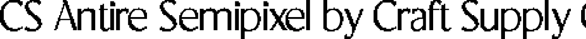 CS Antire Semipixel Regular Demo