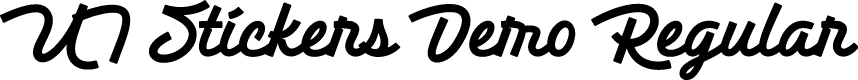 UT Stickers Demo Regular