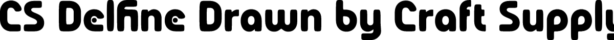 CSDelfineDrawn-Regular Demo