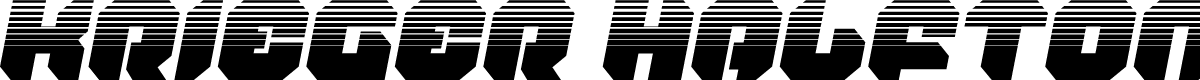 Krieger Halftone Italic