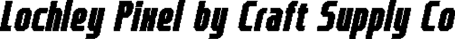 LochleyPixel-Regular Demo