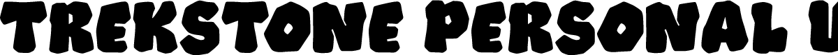Trekstone PERSONAL USE ONLY!