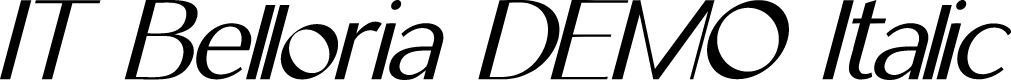 IT Belloria DEMO Italic