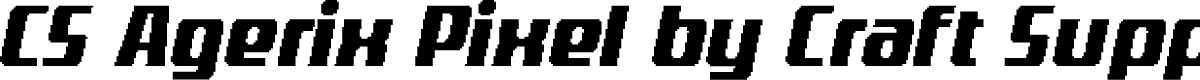 CS Agerix Pixel Regular Demo