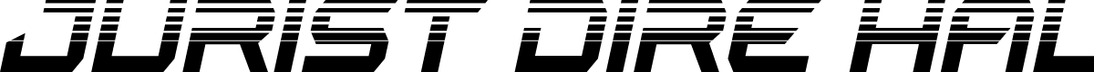 Jurist Dire Halftone Italic