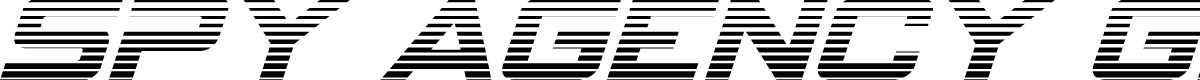 Spy Agency Gradient Italic